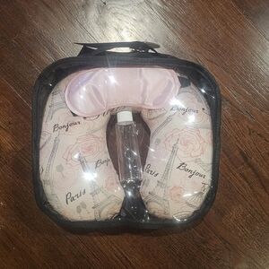 Paris Travel Neck Pillow Set
